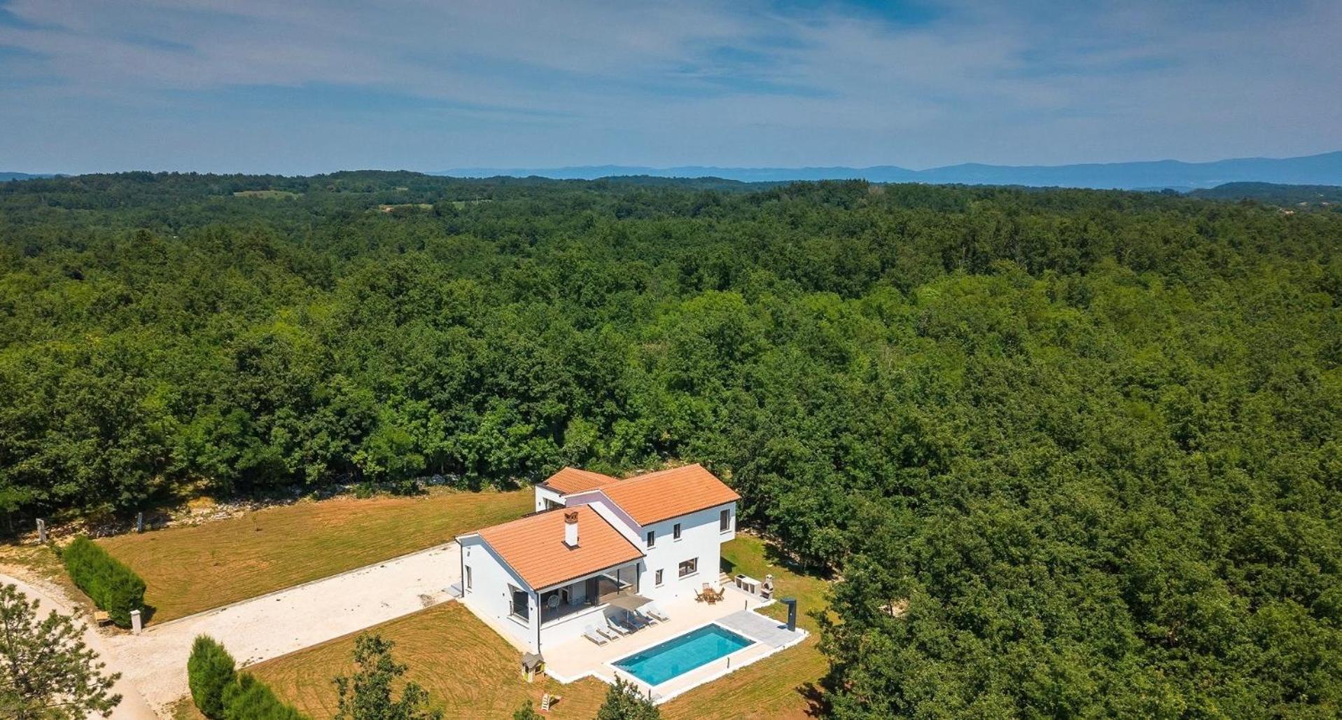 Vila Prisunca Jacuzzi & Swimming Pool Pazin Exteriér fotografie